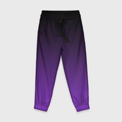 Детские брюки 3D Градиент - фиолетовый