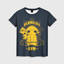 Женская футболка 3D Vermilion gym