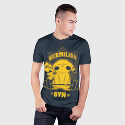 Мужская футболка 3D Slim Vermilion gym - фото 2
