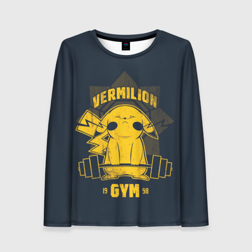 Женский лонгслив 3D Vermilion gym, цвет 3D печать