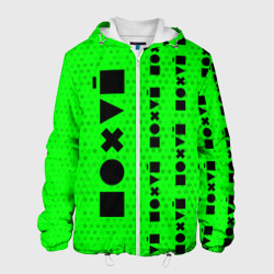 Мужская куртка 3D Безразличие - Космос Паттерн справа