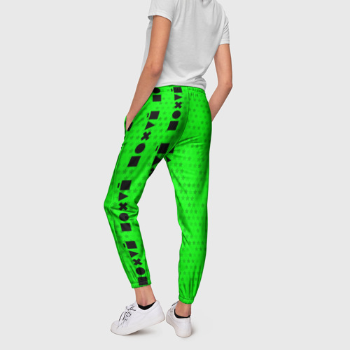Женские брюки 3D Безразличие - Космос Паттерн справа, цвет 3D печать - фото 4