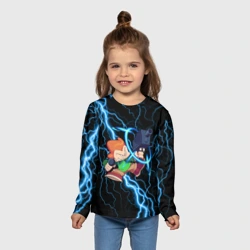 Детский лонгслив 3D Пико Pico Молния - фото 2