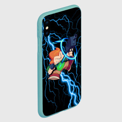 Чехол для iPhone XS Max матовый Пико Pico Молния - фото 2