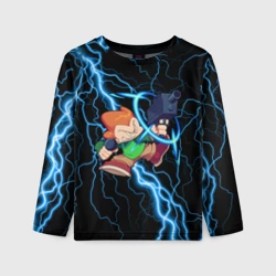 Детский лонгслив 3D Пико Pico Молния