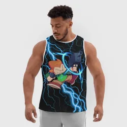 Мужская спортивная майка 3D Пико Pico Молния - фото 2