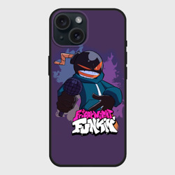 Чехол силиконовый для Apple iPhone 15 матовый Friday Night Funkin Уитти