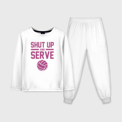 Детская пижама с лонгсливом хлопок Shut Up And Serve