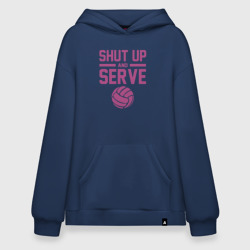 Худи SuperOversize хлопок Shut Up And Serve