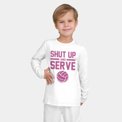 Детская пижама с лонгсливом хлопок Shut Up And Serve - фото 2