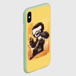Чехол для iPhone XS Max матовый Танкист Tankman - фото 2