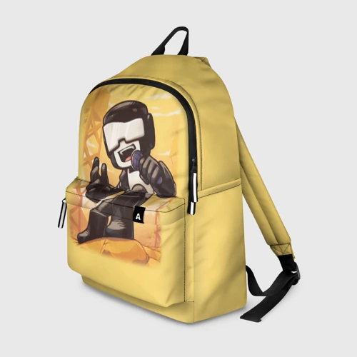 Рюкзак 3D с принтом Танкист Tankman, вид спереди #2