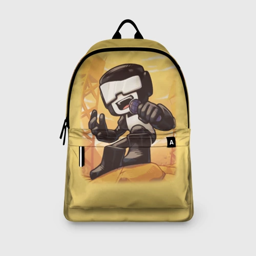 Рюкзак 3D с принтом Танкист Tankman, вид сбоку #3