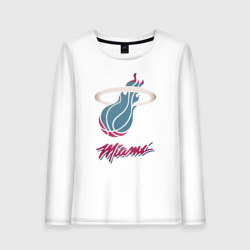 Женский лонгслив хлопок Miami Heat