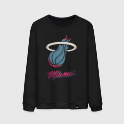 Мужской свитшот хлопок Miami Heat