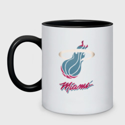 Кружка двухцветная Miami Heat