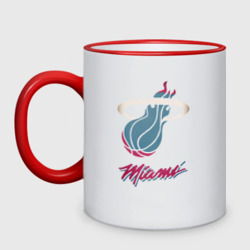 Кружка двухцветная Miami Heat