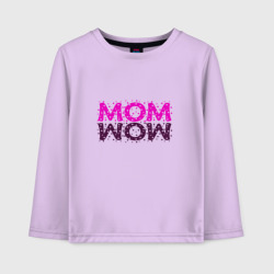 Детский лонгслив хлопок Mom - Wow