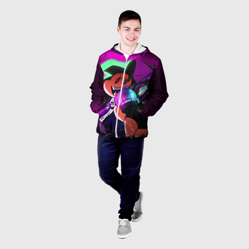 Мужская куртка 3D Бойфренд Boyfriend FNF, цвет 3D печать - фото 3