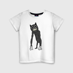 Детская футболка хлопок Cartoon Cat Мультяшный кот