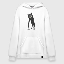 Худи SuperOversize хлопок Cartoon Cat Мультяшный кот