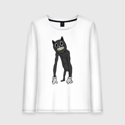 Женский лонгслив хлопок Cartoon Cat Мультяшный кот