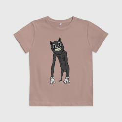 Детская футболка хлопок Cartoon Cat Мультяшный кот