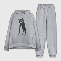 Женский костюм хлопок Oversize Cartoon Cat Мультяшный кот