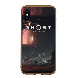 Чехол для iPhone XS Max матовый Samurai Ghost of Tsushima