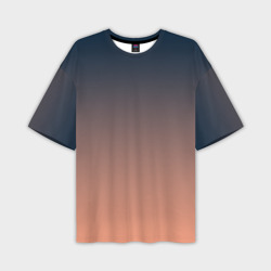 Мужская футболка oversize 3D Predawn gradient