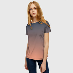 Женская футболка 3D Predawn gradient - фото 2