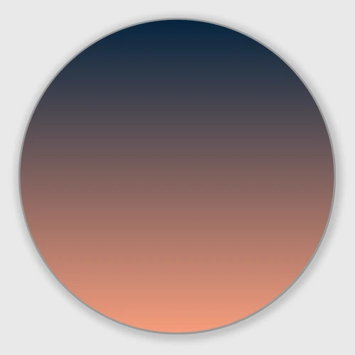 Круглый коврик для мышки Predawn gradient