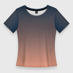 Женская футболка 3D Slim Predawn gradient