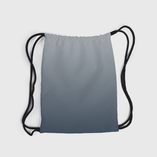 Рюкзак-мешок 3D Градиент оттенки серого - фото 6