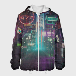 Мужская куртка 3D Neon Tokyo