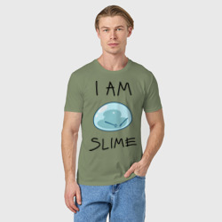 Мужская футболка хлопок I am slime - фото 2