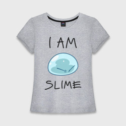 Женская футболка хлопок Slim I am slime