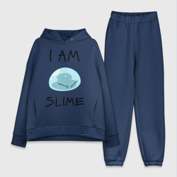 Женский костюм хлопок Oversize I am slime