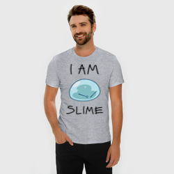 Мужская футболка хлопок Slim I am slime - фото 2