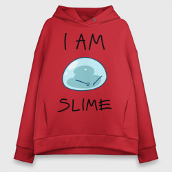 Женское худи Oversize хлопок I am slime