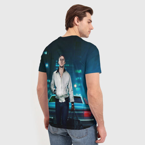 Мужская футболка 3D Райан Гослинг драйв, цвет 3D печать - фото 4