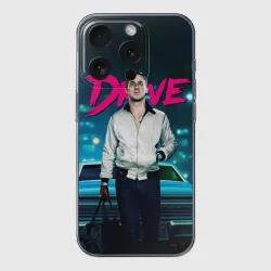 Чехол для iPhone 15 Pro силиконовый с защитой камеры Райан Гослинг драйв