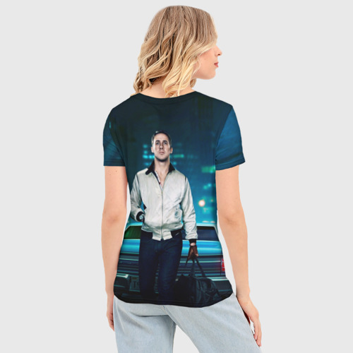 Женская футболка 3D Slim Райан Гослинг драйв, цвет 3D печать - фото 4