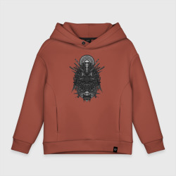 Детское худи Oversize хлопок Hunt Showdown Костяной Доктор