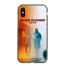 Чехол для iPhone XS Max матовый Рик Декард и Кей BR2049