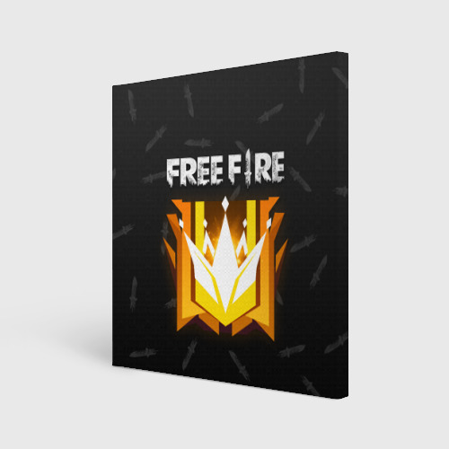 Холст квадратный Free Fire Фри фаер, цвет 3D печать