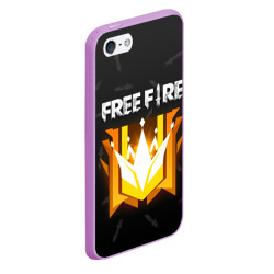 Чехол для iPhone 5/5S матовый Free Fire Фри фаер - фото 2