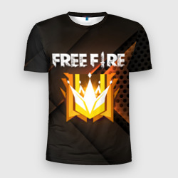 Мужская футболка 3D Slim Free fire Grand master