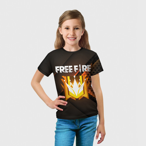 Детская футболка 3D Free fire Grand master, цвет 3D печать - фото 5