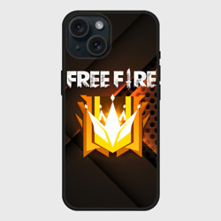 Чехол силиконовый для Apple iPhone 15 матовый Free fire Grand master